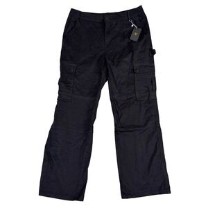 NWT NVFelix Mens Black Cargo Pants TY718 Straight Leg Utility Workwear XXL